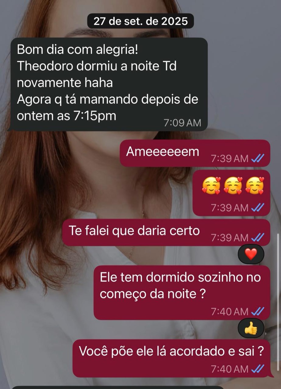 Conversa real no WhatsApp com a mãe do Theo
