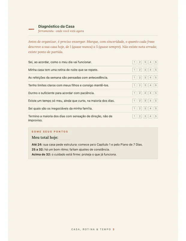 Diagnóstico da Casa