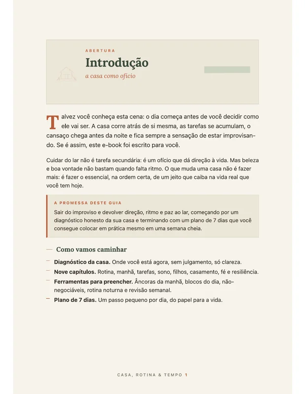 Introdução: a casa como ofício